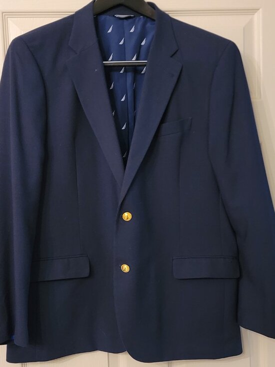 Nautica Other - Nautica Classic Blue Blazer with Gold Buttons - 44R